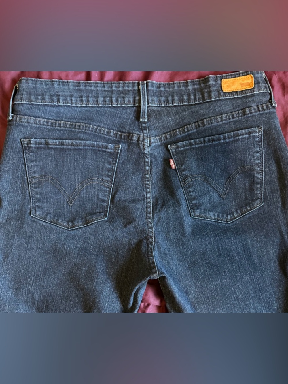 Women’s Levi's Blue Cropped Legging Jeans - Picture 5 of 7